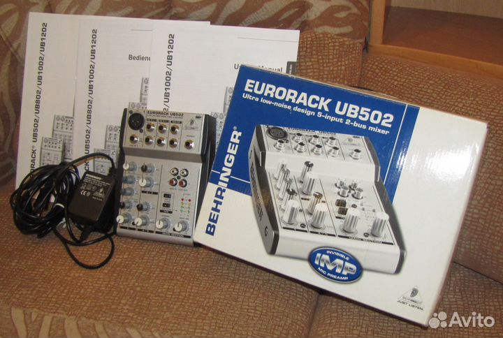 Микшерный пульт Behringer 502 компакт микшер Новый