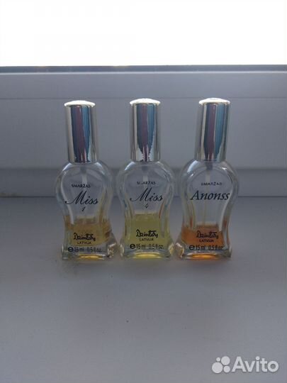 Дзинтарс духи шарики, 7 флаконов