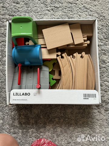Деревянная железная дорога IKEA lillabo купить в Москве | Личные вещи ...