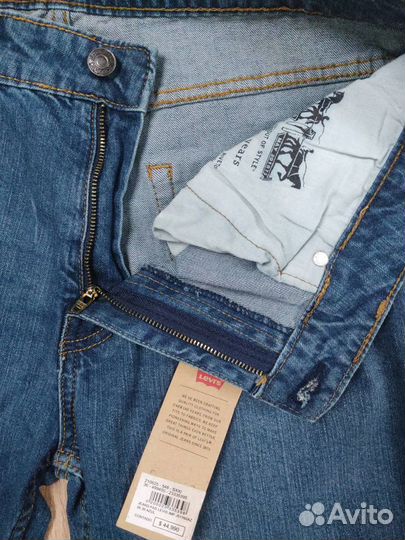 Джинсы мужские levis 511 W36 оригинал светло-синие