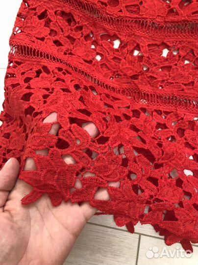 Сарафан из хлопкового кружева