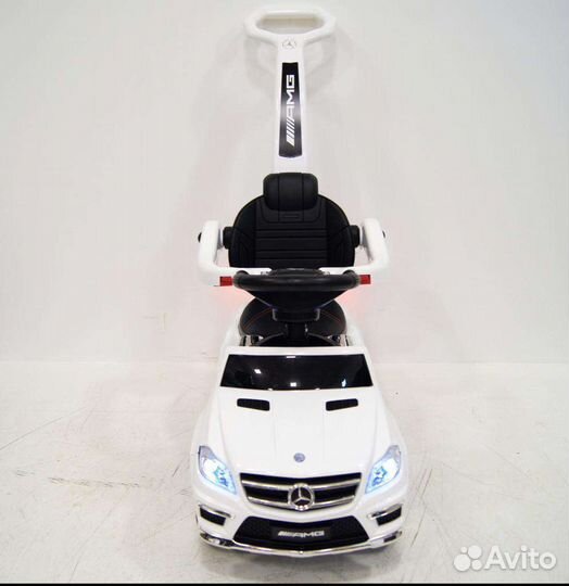 Детский толокар Mercedes-Benz GL63 белый