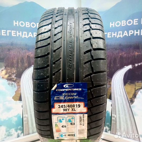 Cooper Zeon CS Sport 245/40 R19 98Y