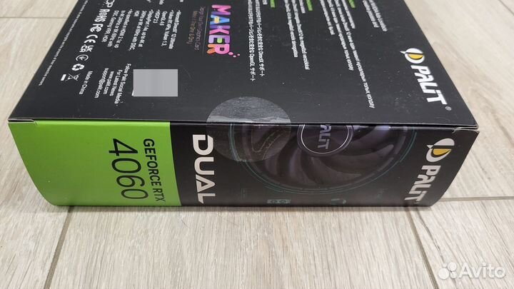 Видеокарта Palit GeForce RTX 4060 dual OC 8Gb