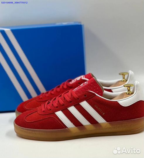 Кроссовки Adidas Gazelle Red (Арт.79302)