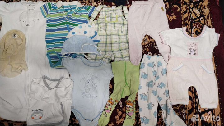 Детская одежда для новорожденных пакетом