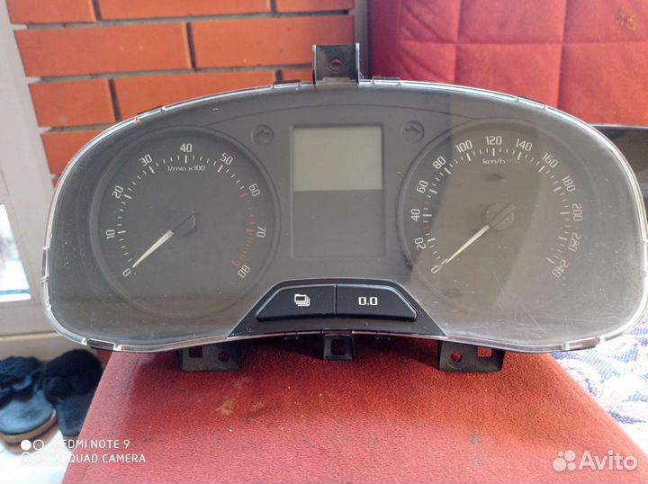 Щиток приборов skoda fabia 2009