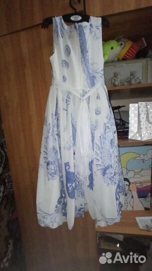 Платье для девочки на выпускной пышное