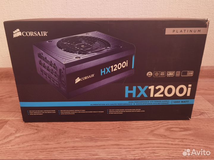 Блок питания corsair HX1200i Platinum