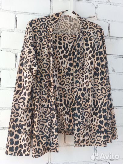 Домашний костюм женский 48 леопардовый