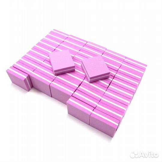 Мини баф для маникюра 50шт