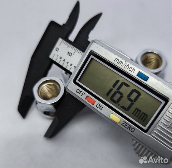 4шт гайки конусные открытые М12*1.5 (17 ключ)