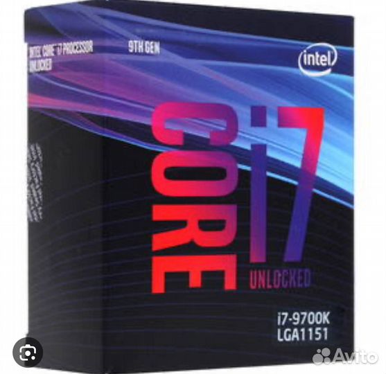 Процессор intel core i7 9700k