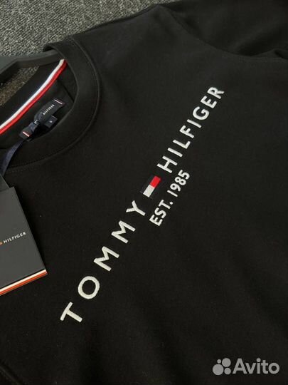 Свитшот Tommy Hilfiger 1985 черный lux