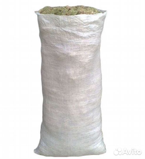 Сено на мульчу в мешках. Цена за мешок