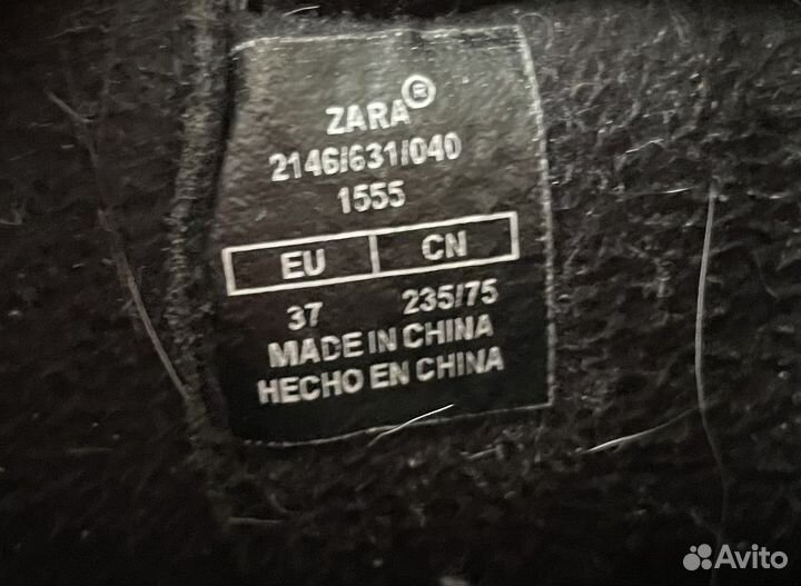 Zara сапоги и ботинки