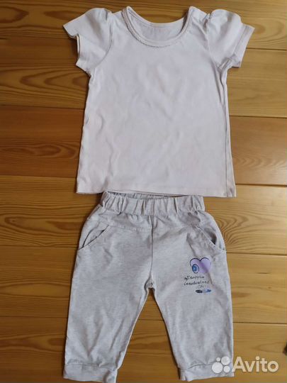 Пакет летних вещей для девочки (2-3годика)