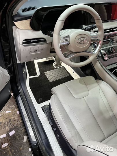 3D коврик из экокожи Hyundai Palisade