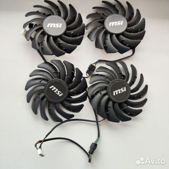 Вентилятор видеокарты MSI 5700xt, 87мм. Новый