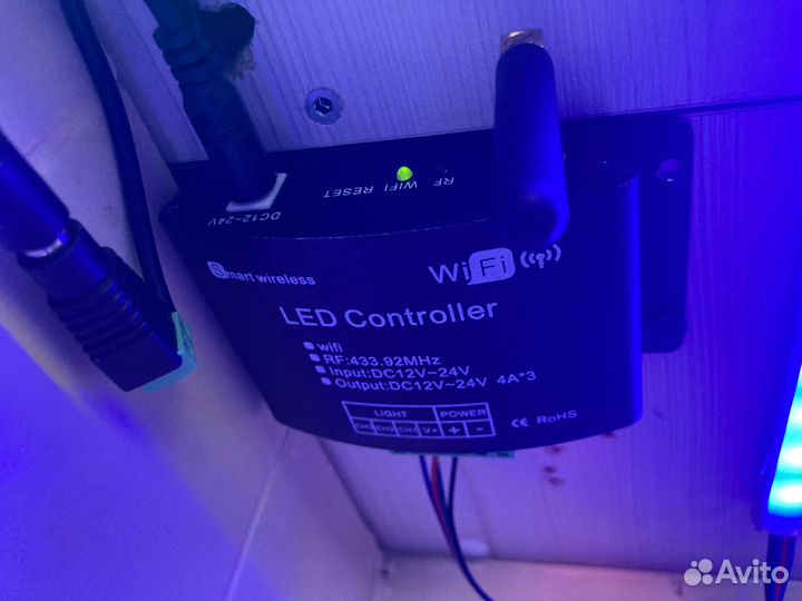 Wi-Fi RGB LED controller (контроллер LED ленты)