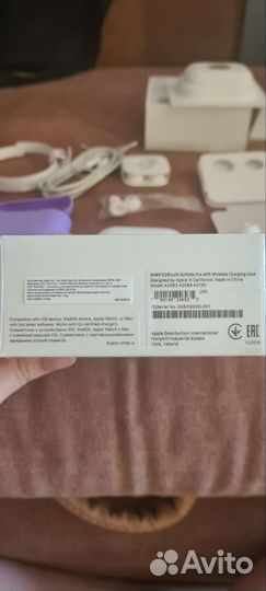 Кейс Airpods pro (с беспроводной зарядкой)