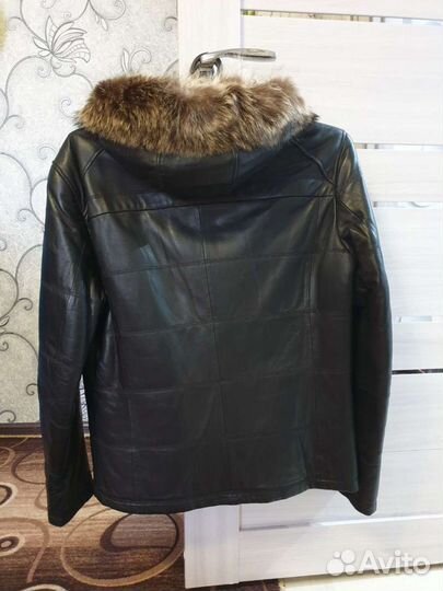 Кожаная куртка мужская
