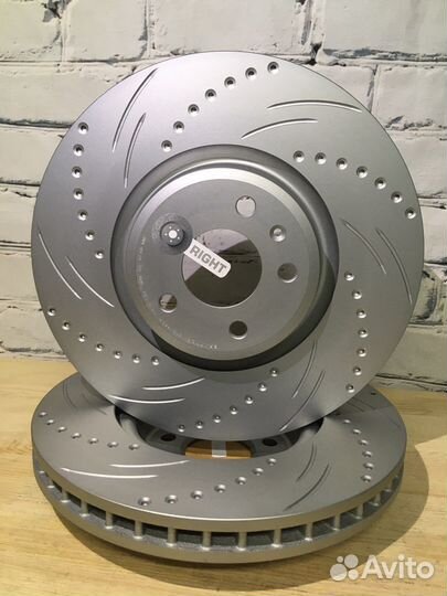 Усиленные тормозные диски колодки на Mazda CX-9 II