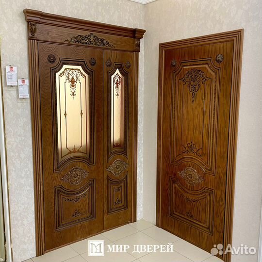 Темные двери: орех, коньяк, каштан