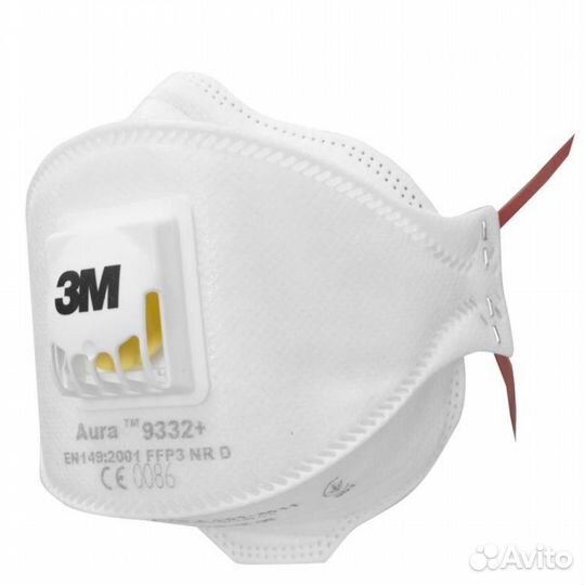 Респиратор 3M Aura 9332+ для защиты от твердых ча