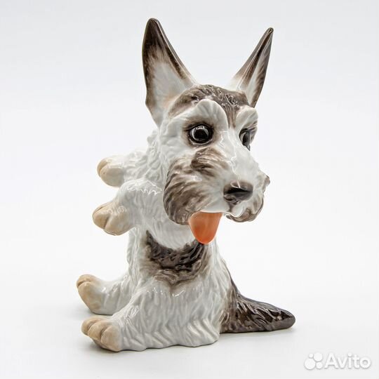 Фарфоровая статуэтка Фокстерьер Германия 1936г