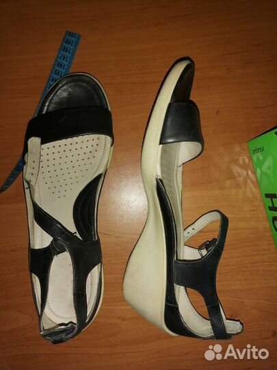 Босоножки Еcco Экко 39, полностью кожаные