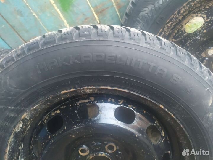 Зимняя резина на штампах r15