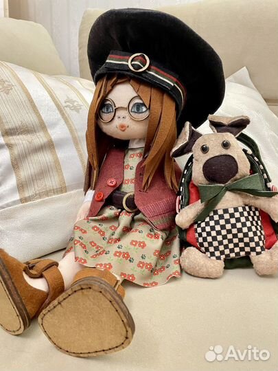 Интерьерная кукла ручной работы