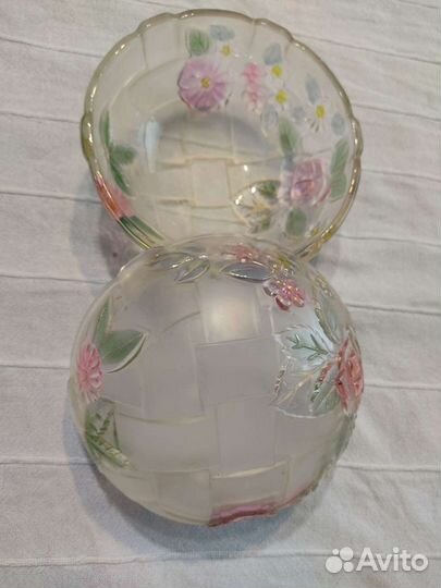 Салатники(набор) цветное стекло