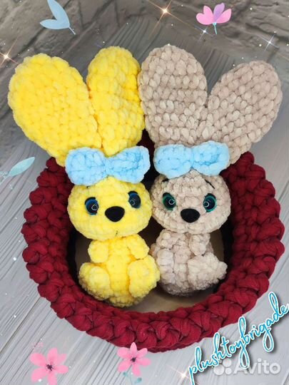 Плюшевые зайки (на заказ)