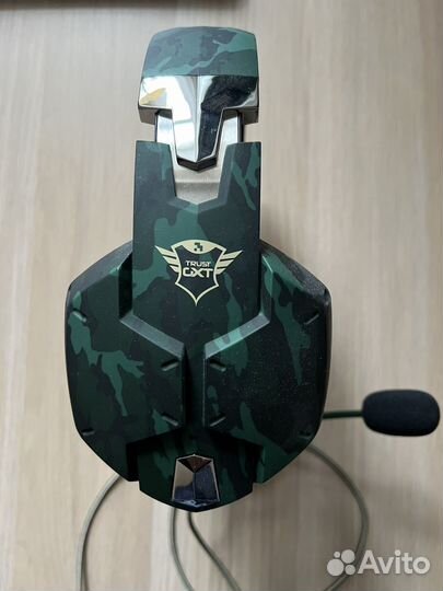 Игровые наушники 20865 trust GXT 322C 2мкамуфляж