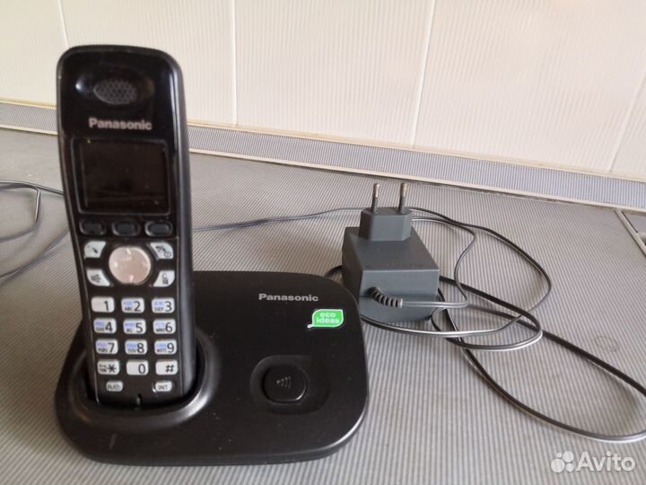 Panasonic станция база радио телефон трубка