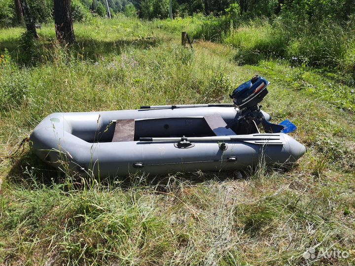 Продам лодку нельма 290 с мотором тохацу 5 лс