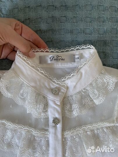 Блузки нарядные для школы duwali