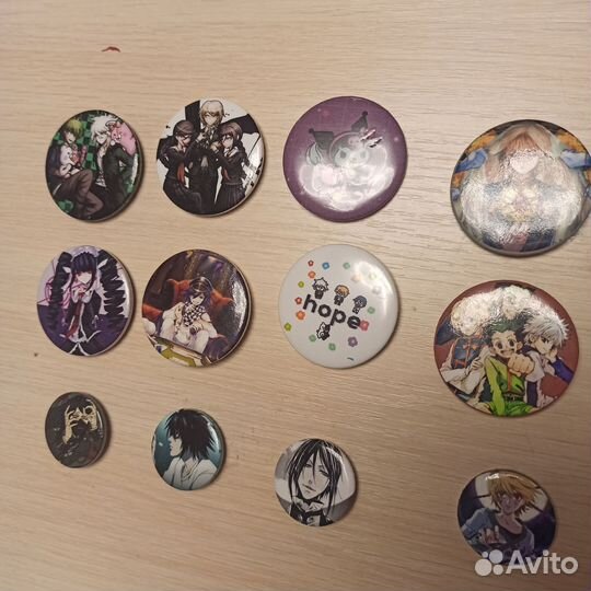 Значки аниме