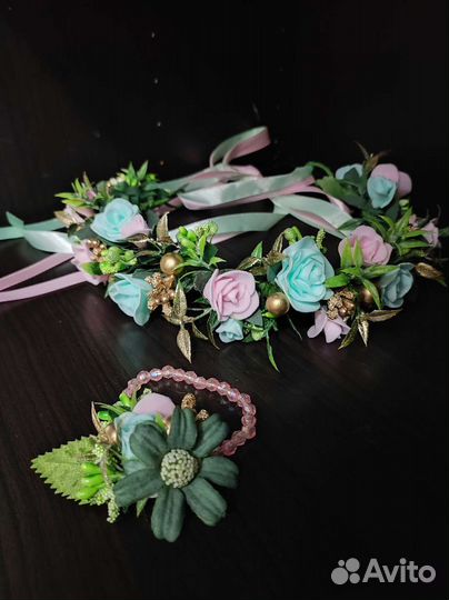 Венок на голову из цветов