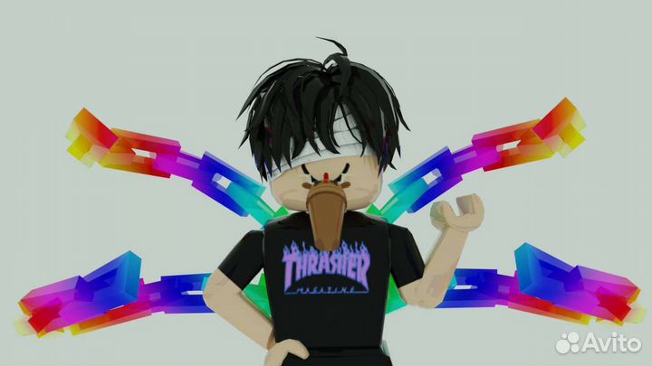 Учу играть в роблокс