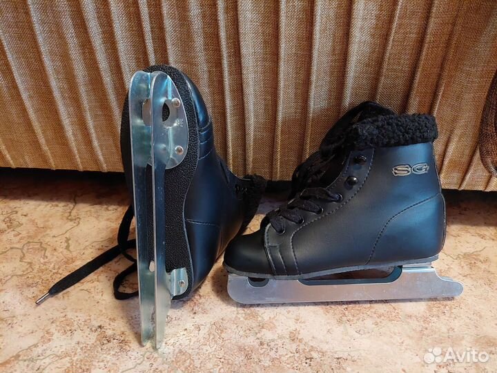 Коньки детские Black/SG Start двойное лезвие