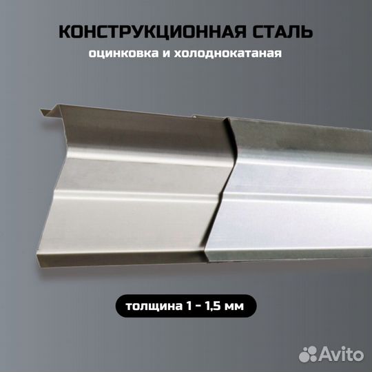 Пороги ремонтные Mitsubishi Lancer 10