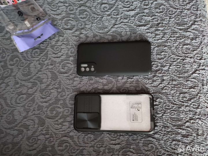2 новых чехла на телефон xiaomi redmi note 10t