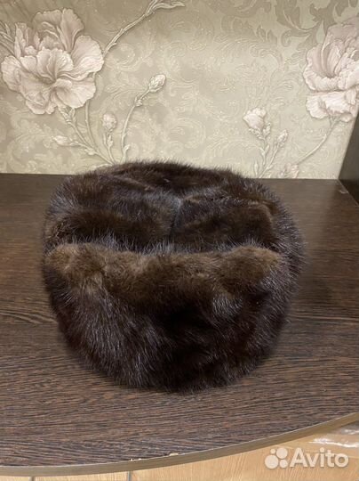 Норковая шапка мужская