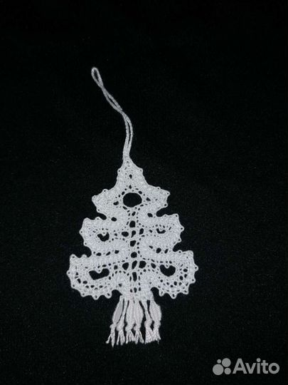 Игрушка елочная кружевная