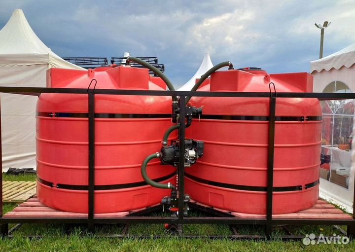 Кассета 10000л для кас/жку с мотопомпой