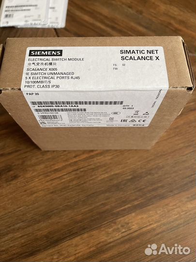 6GK5005-0BA10-1AA3 коммутатор scalance