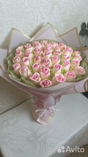 Сладкие букеты из зефира